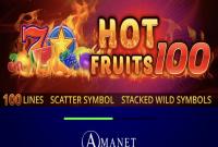 Sharh: Hot Fruits 100 sloti eski, lekin qiziqarli