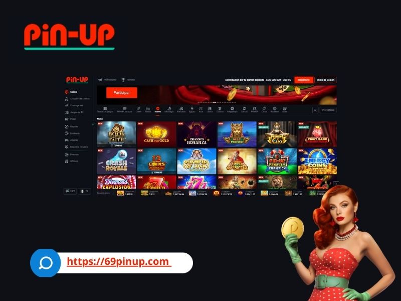 Sala de juegos del casino Pin-Up: una amplia selección de juegos