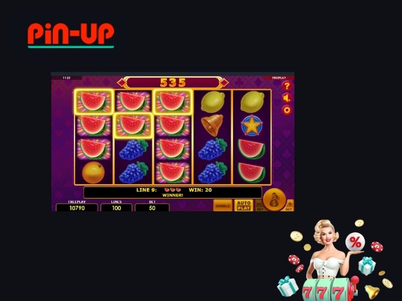 Características del slot Lucky Joker 100 Pinup