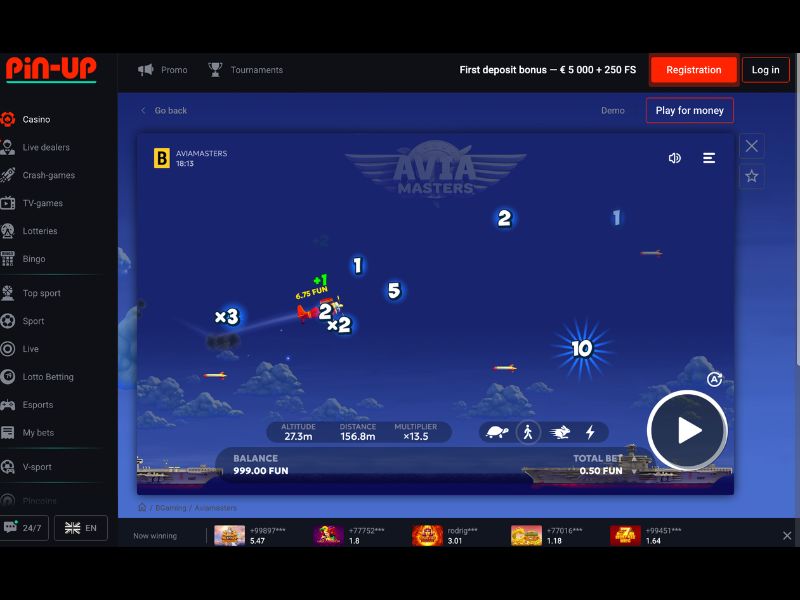 Technische Daten von Aviamasters