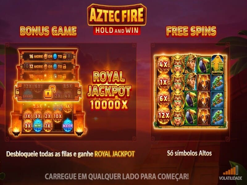 Jogo Aztec Fire no Pin-Up