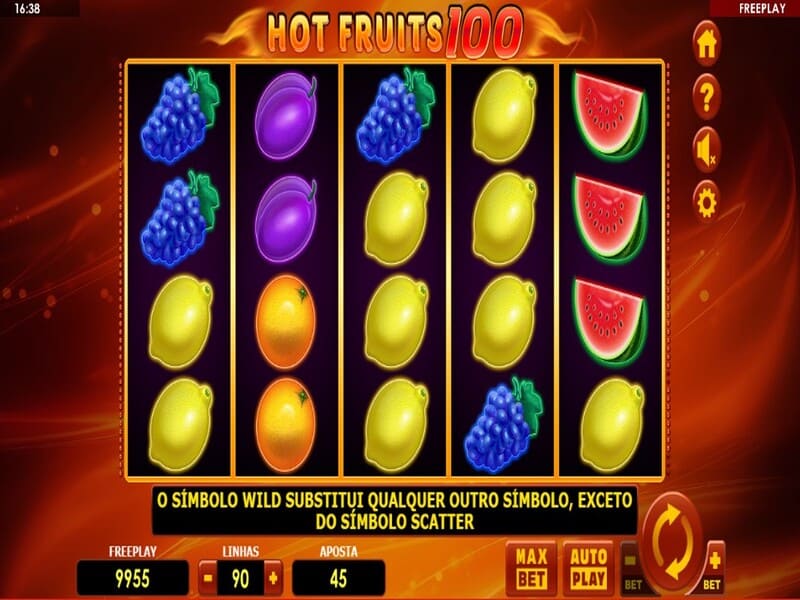Baixar o slot Hot Fruits 100 Pin-Up