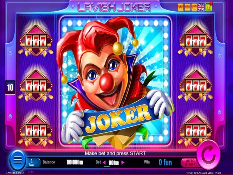Lavish Joker — jogo por dinheiro online Pin-Up