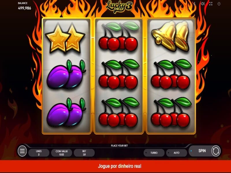 Jogar gratuitamente a slot machine Lucky Streak 3 Pin-Up