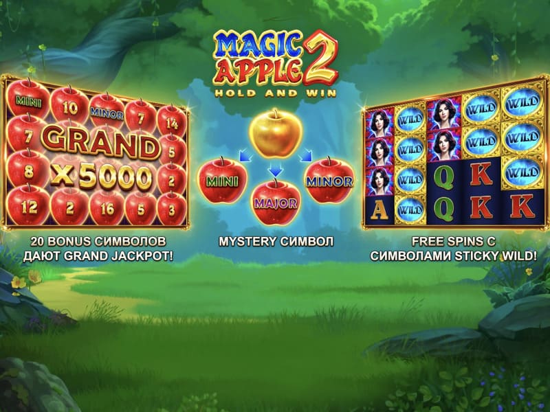 Magic Apple 2 - онлайн игра на деньги Pinup